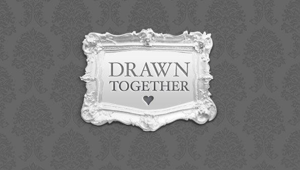 Drawn Together custom invitation logo