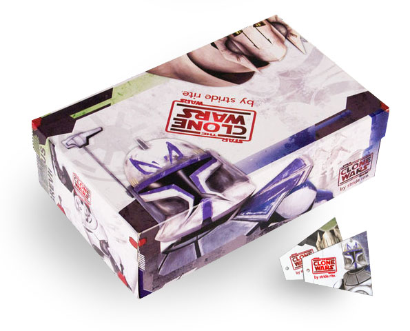 Star Wars Striderite cobranded shoeboxes